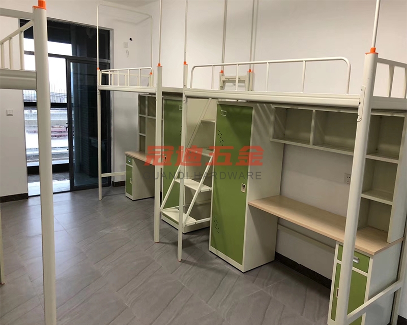 除了防護(hù)欄和安全梯，宿舍鐵床還有哪些防止跌落的設(shè)計(jì)？